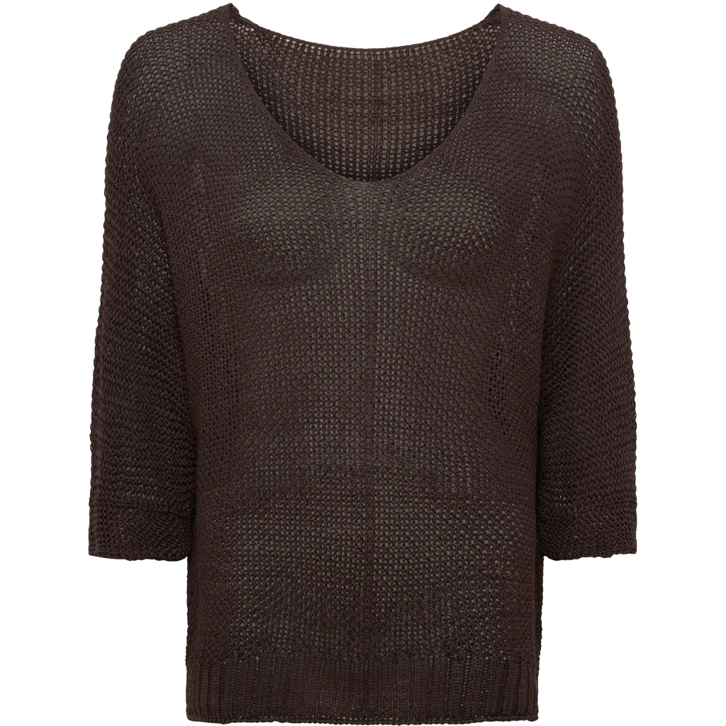 BETINA - Knit Top - Brown