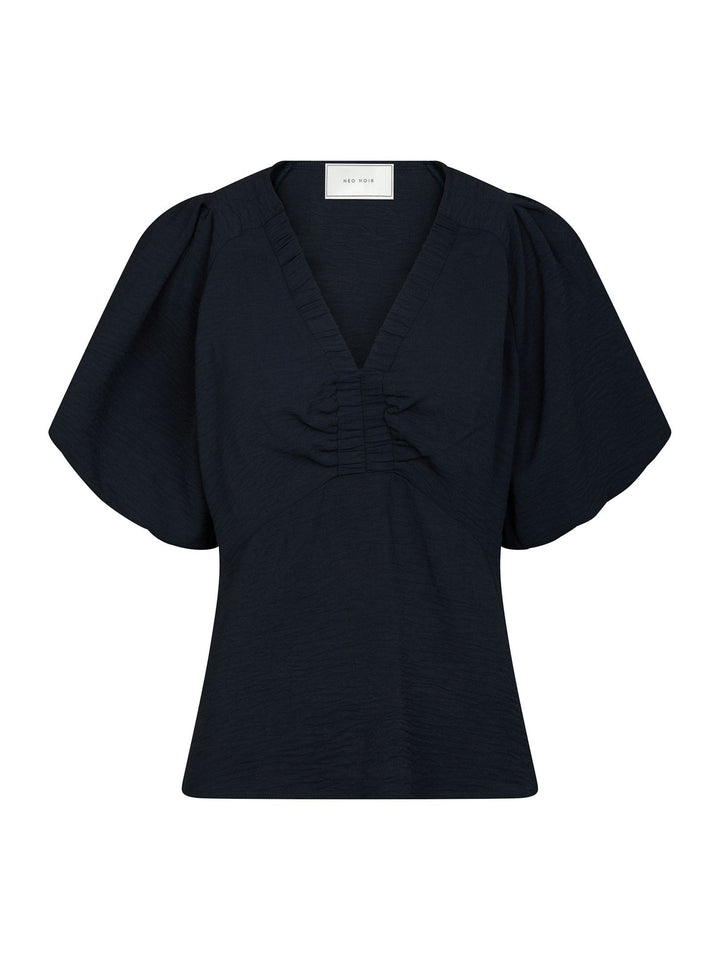 Neo Noir - Irina Structure Blouse - Navy