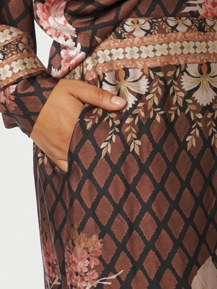 Neo Noir - Lunet Botanical Border Pants - Black