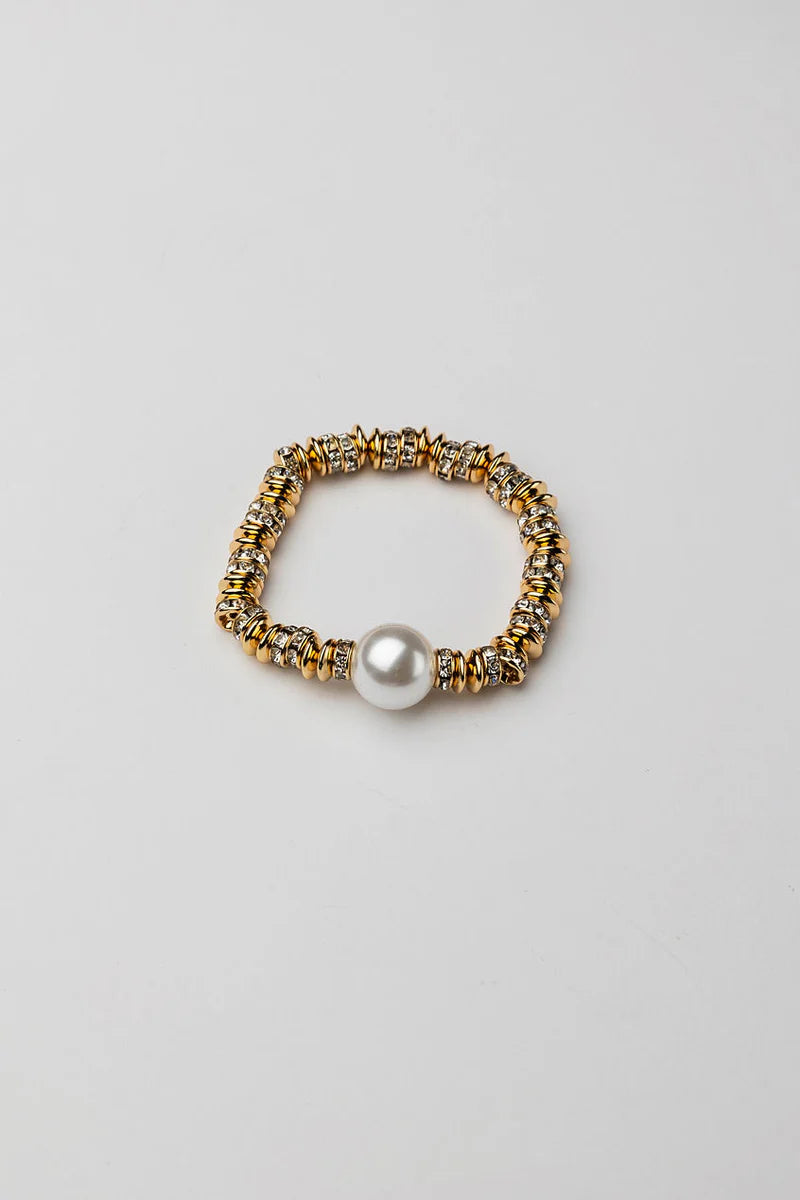 BOW 19 - Glow Big elastik Bracelet - Gold