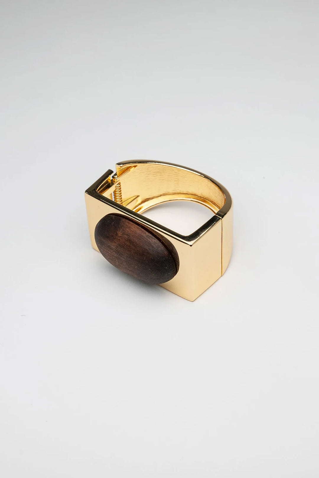 BOW 19 - Bon Oval Bracelet - Guld/Brun