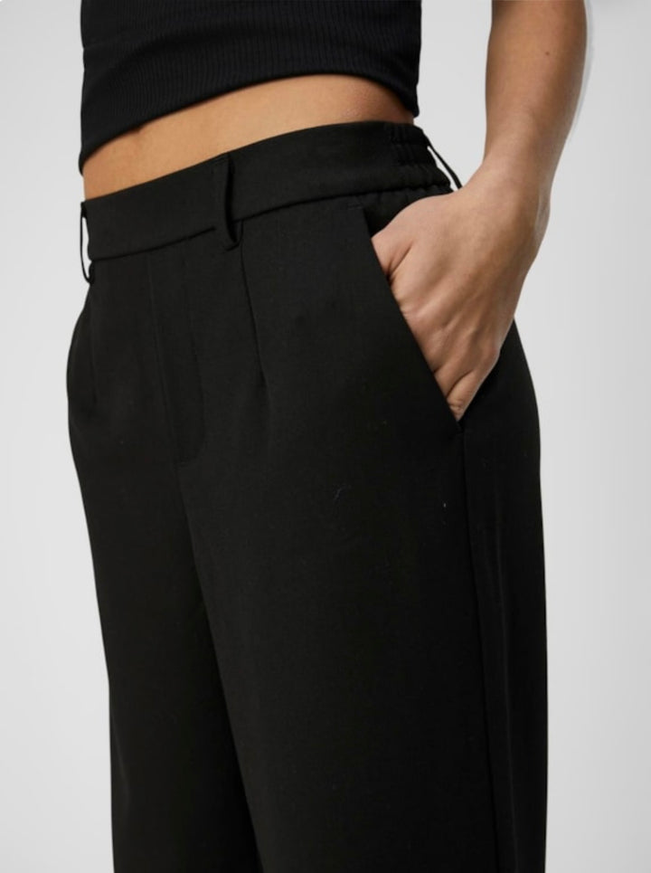 LISA Wide - Suit Pants - Black