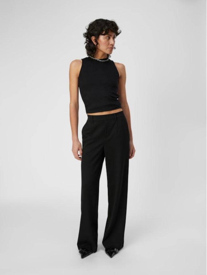 LISA Wide - Suit Pants - Black