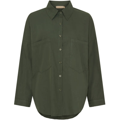 CECILE - Oversized skjorta - Army