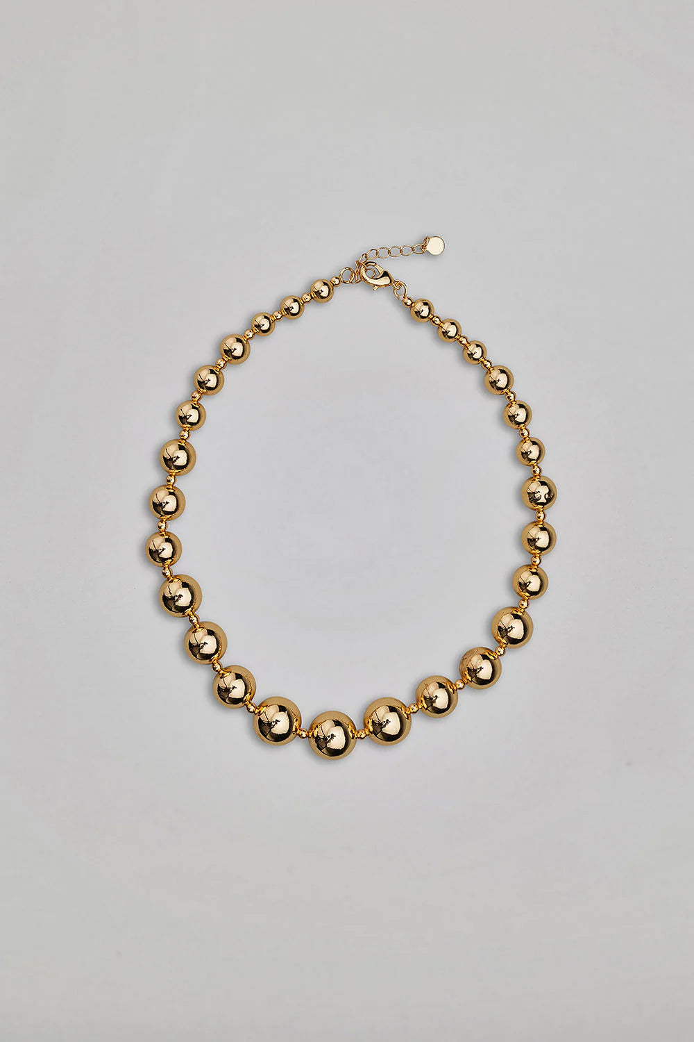 BOW 19 - Bead Necklace - Guld