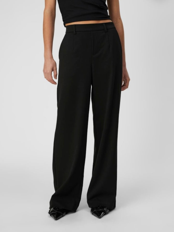 LISA Wide - Suit Pants - Black