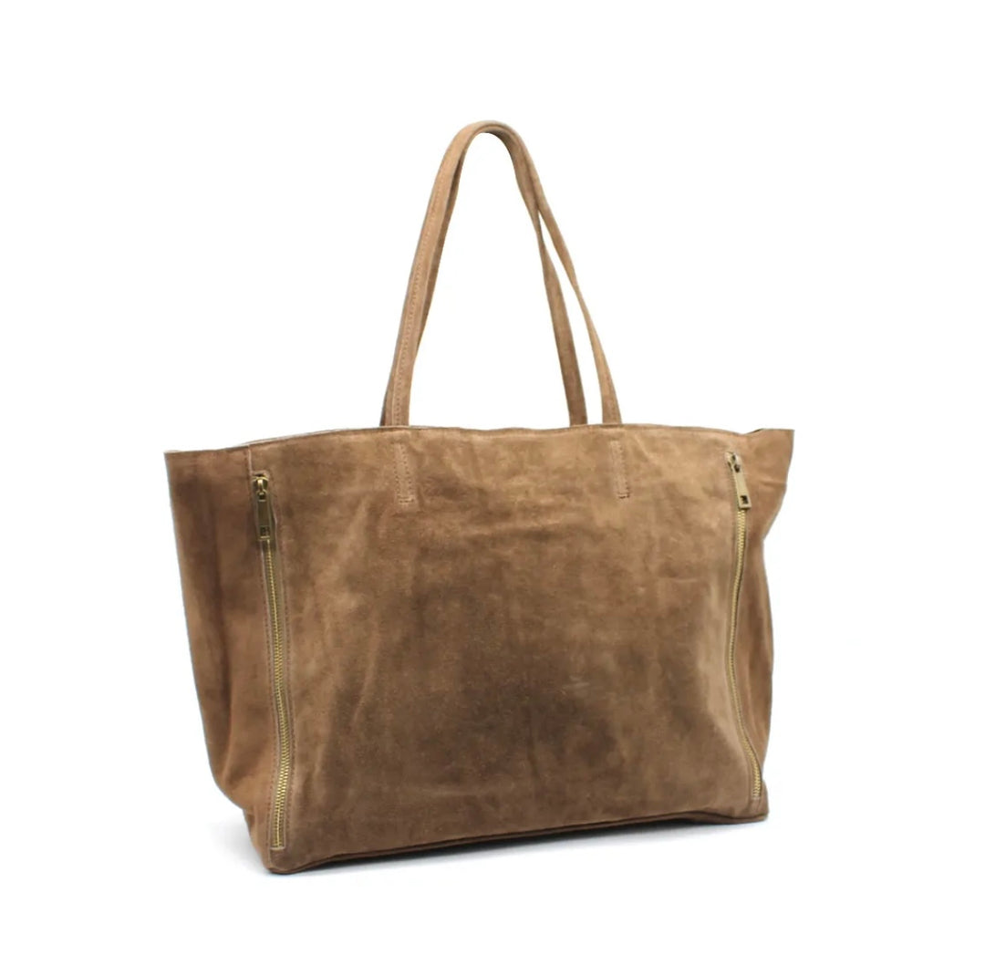 BIANCA - Mocka väska - Taupe