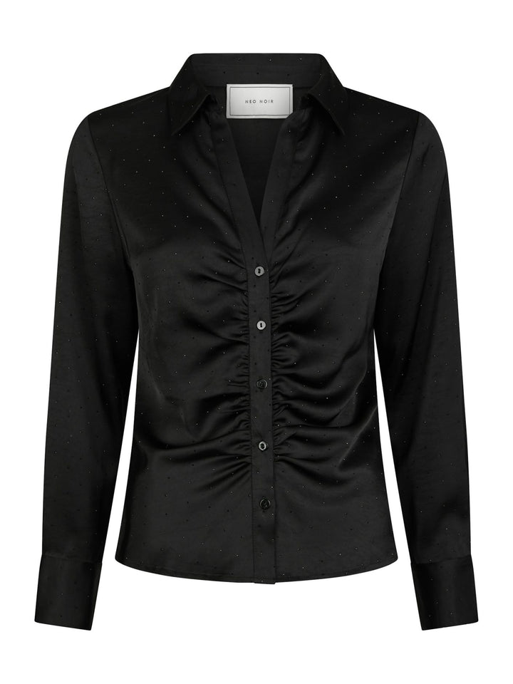 Neo Noir - Christy Heavy Sateen Bedas Blouse