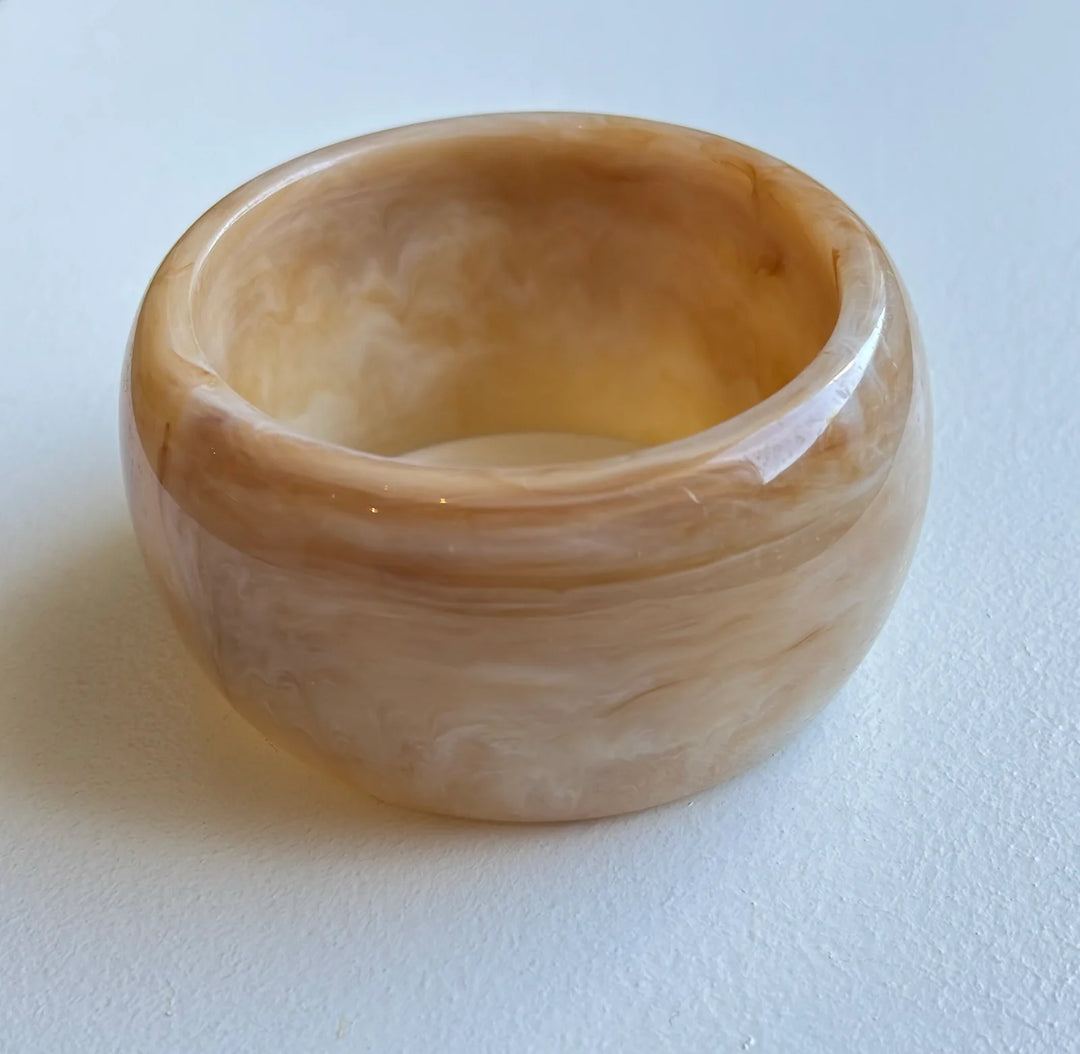 BOW 19 - Big Bracelet - Light Camel