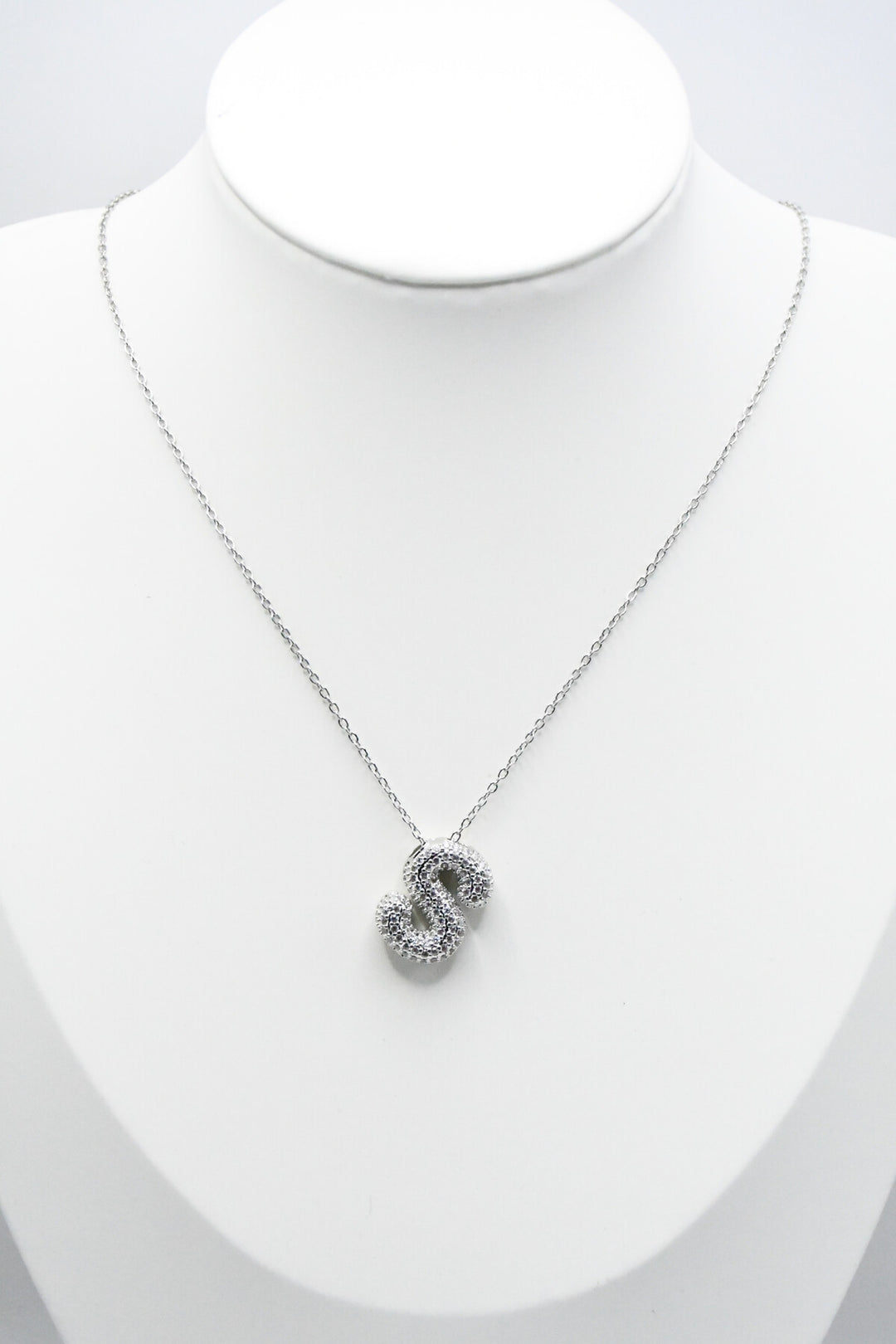 LETTERS - S - Halsband - Silver
