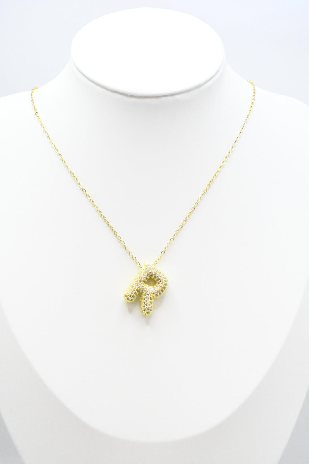 LETTERS - R - Halsband - Guld