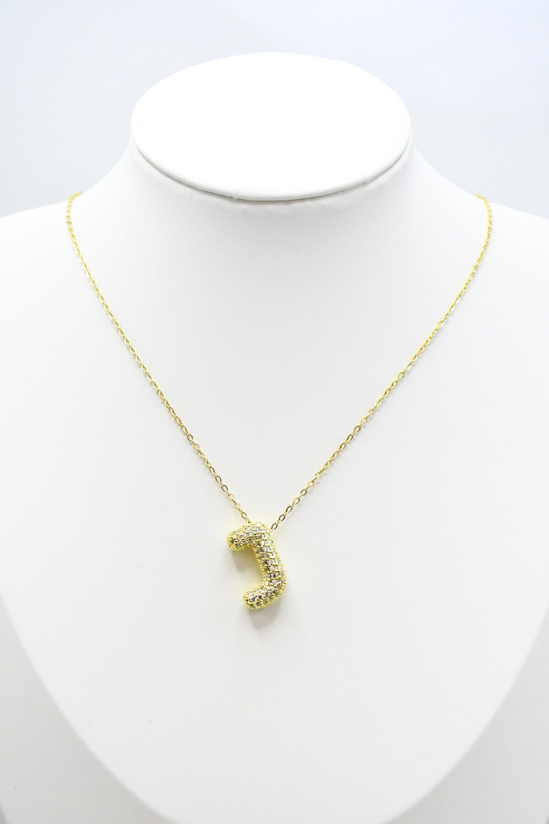 LETTERS - J - Halsband - Guld