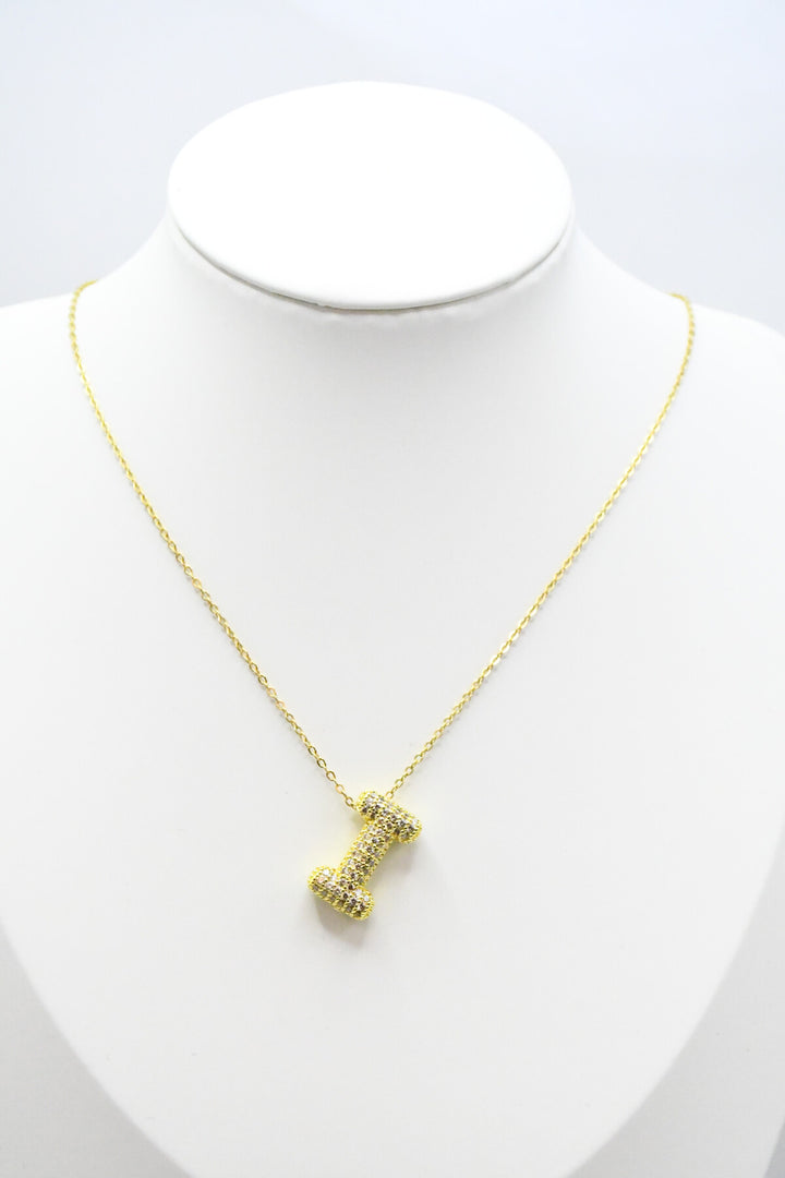 LETTERS - I - Halsband - Guld