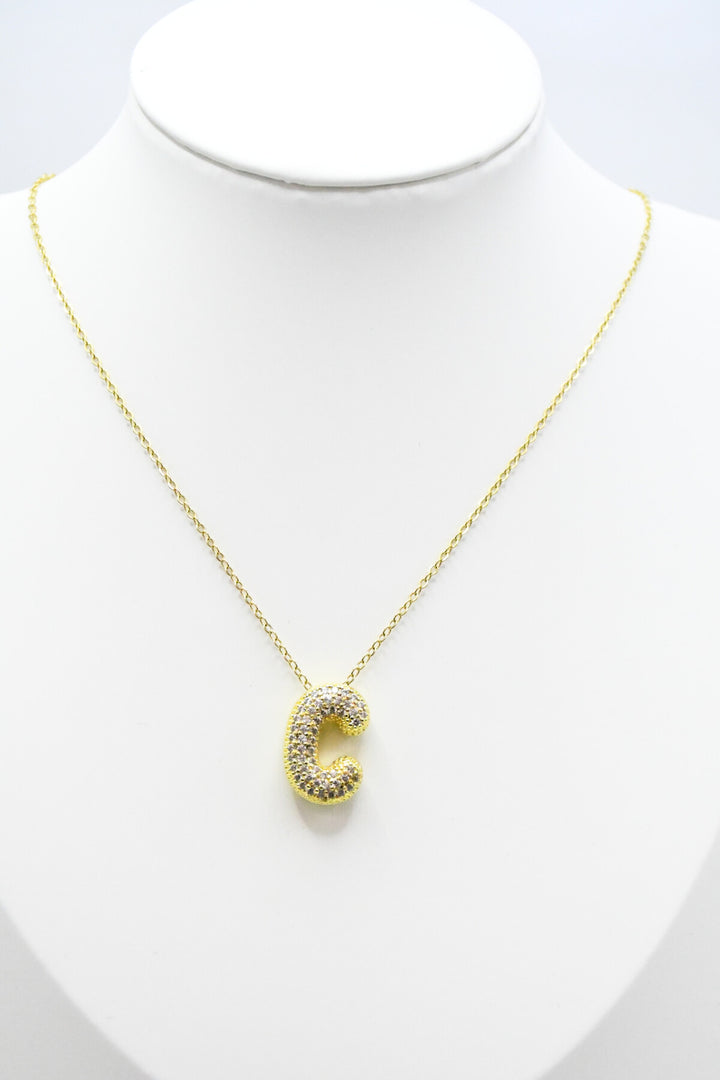 LETTERS - C - Halsband - Guld