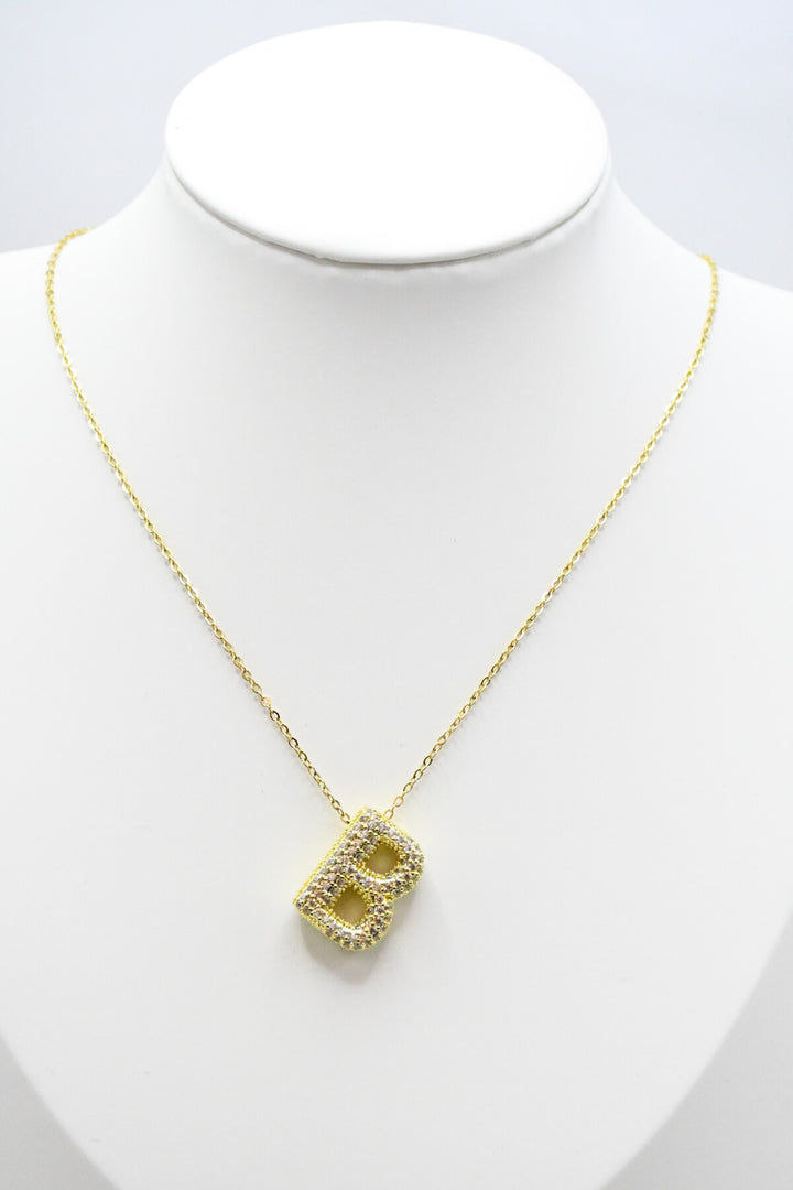 LETTERS - B - Halsband - Guld