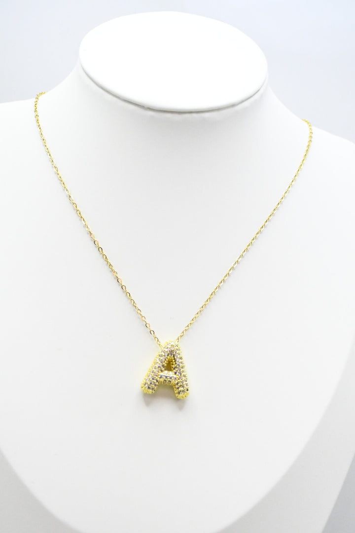 LETTERS - A - Halsband - Guld