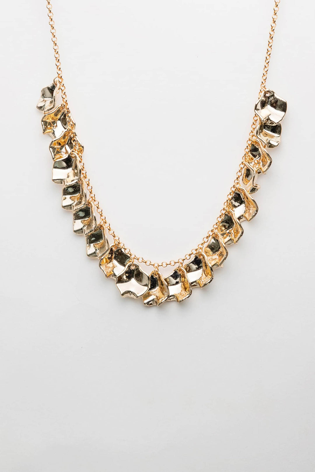 BOW 19 - Leaf Mini Necklace - Gold