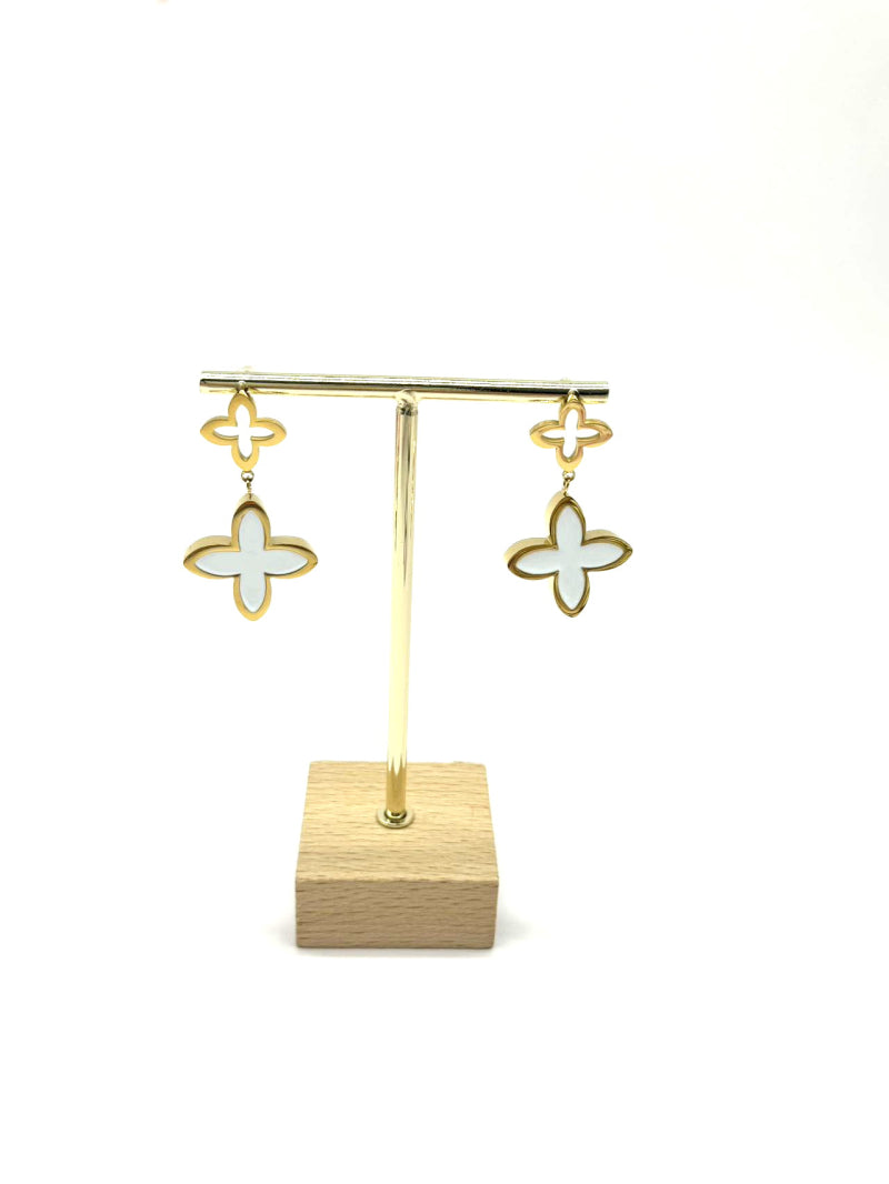 Louis - Earrings - Vit