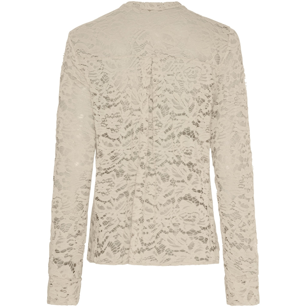 Claire - Soft Lace blouse - Beige