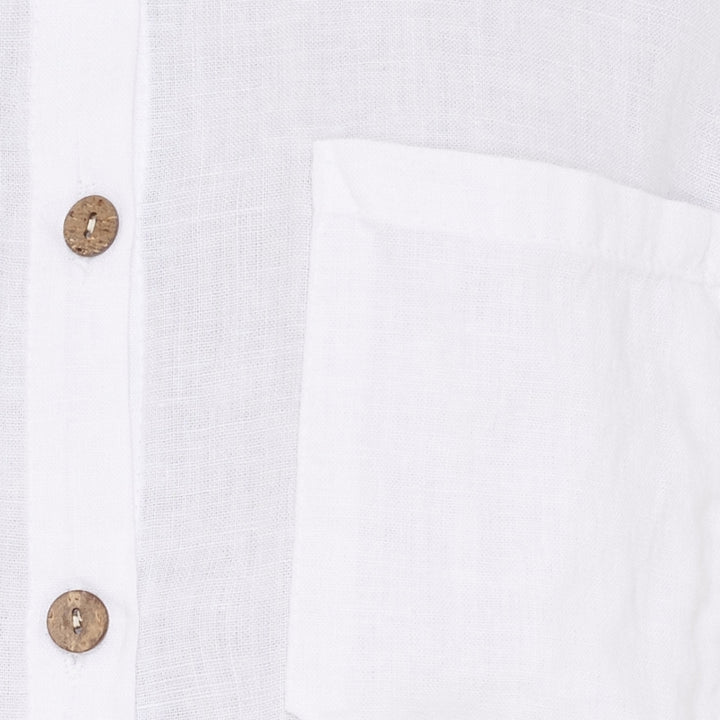 MARTA - Kiara - Linne Shirt - White