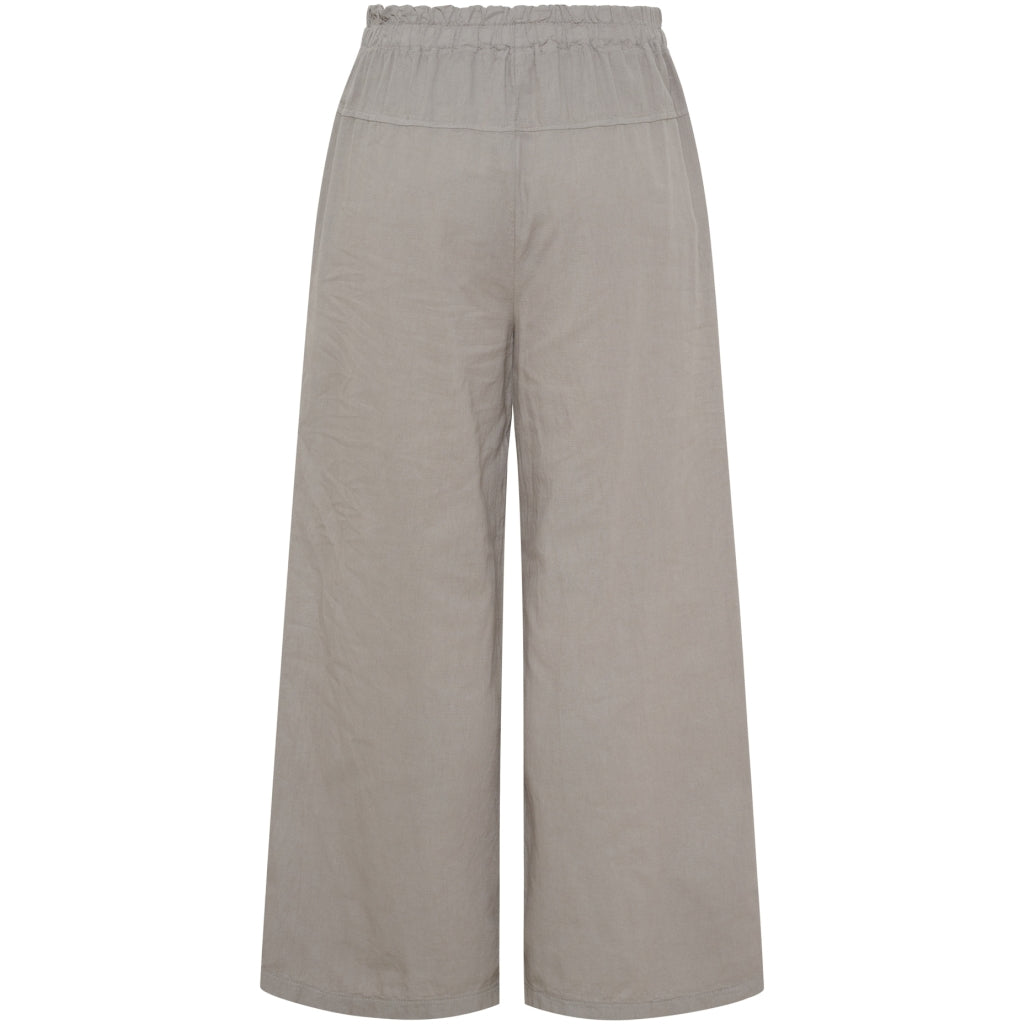 MARTA - Delara Linne Pants - Fango