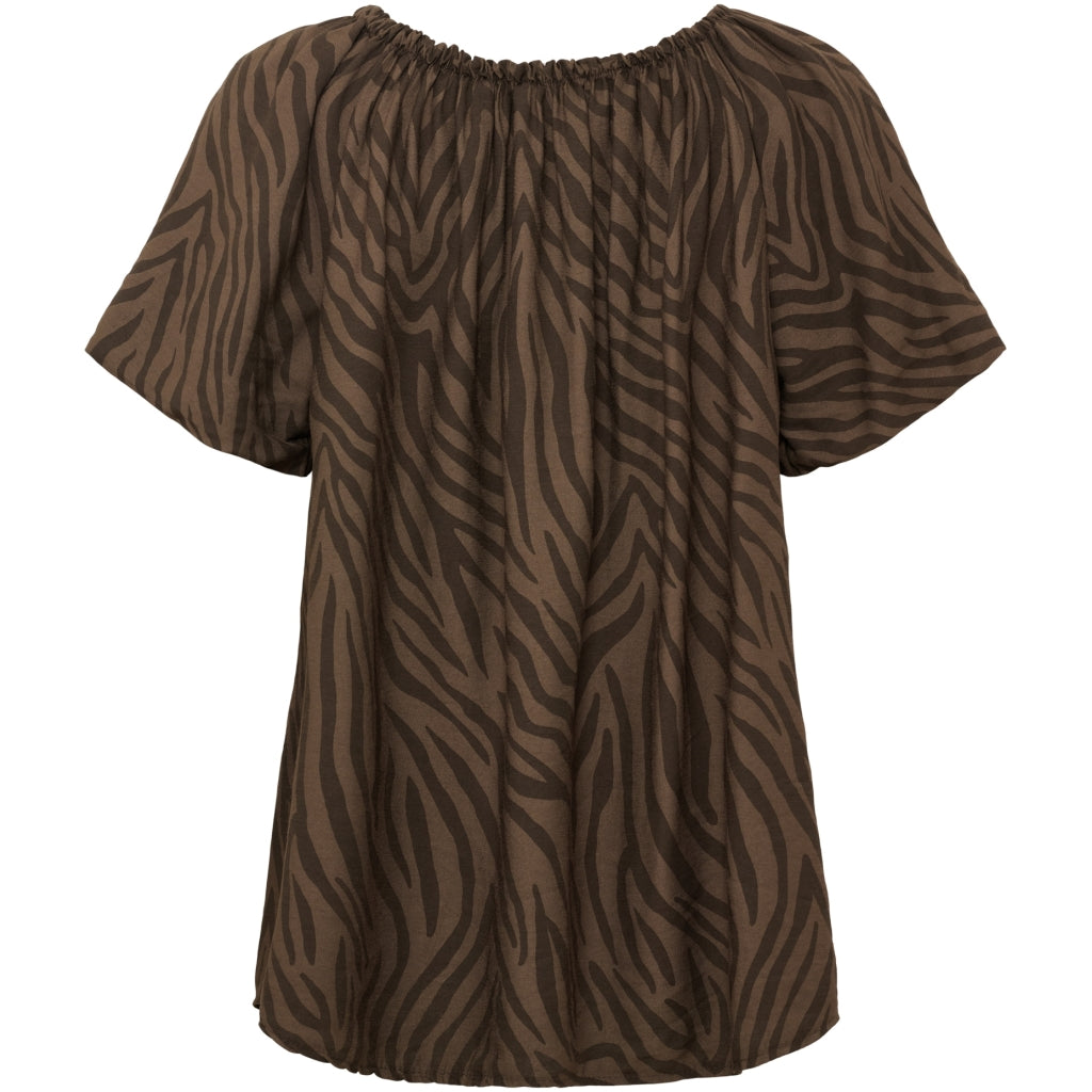 MARTA - Luciana Zebra Top - Brown