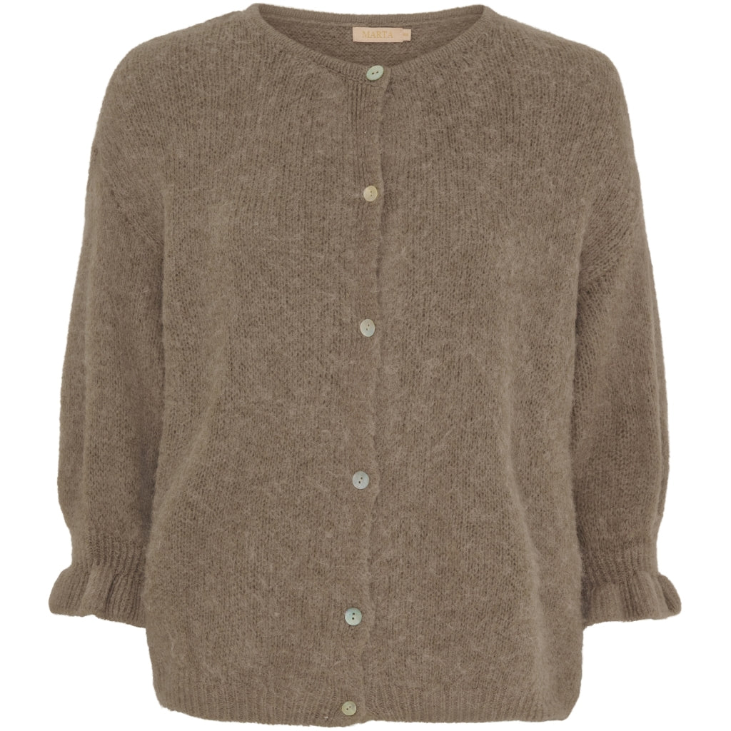 Juliana - Knit Cardigan - Taupe