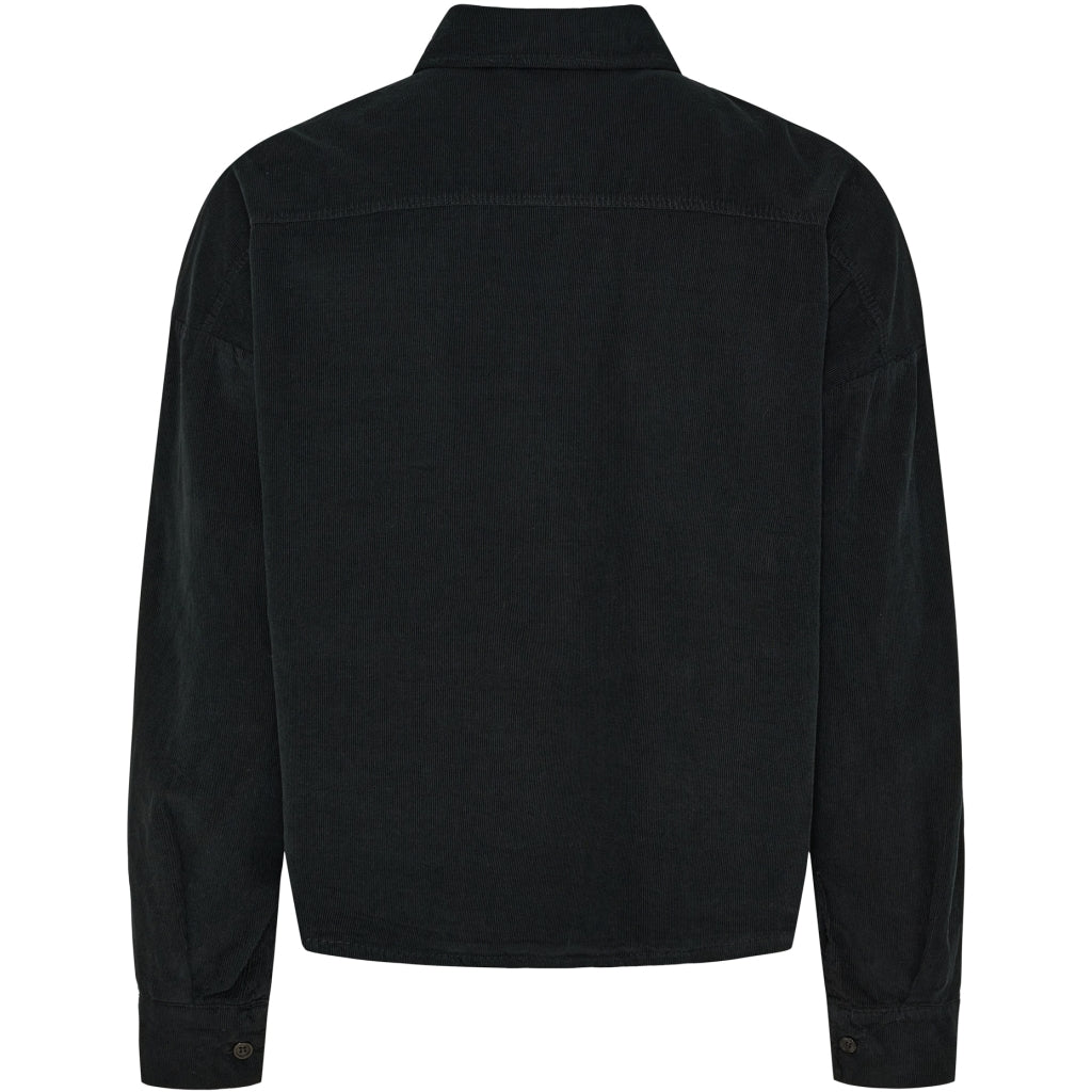 BIRDIE - Kort Oversized skjorta - Black