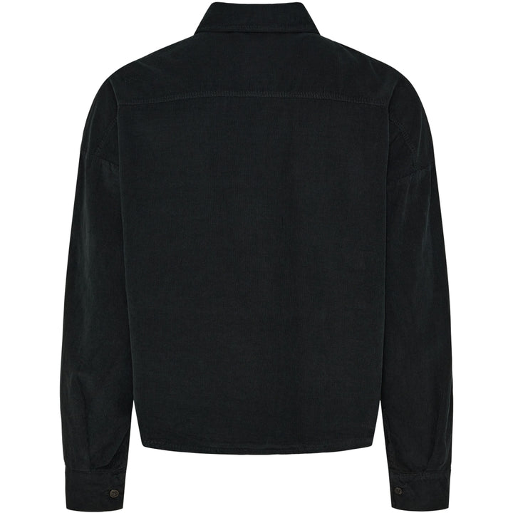 BIRDIE - Kort Oversized skjorta - Black
