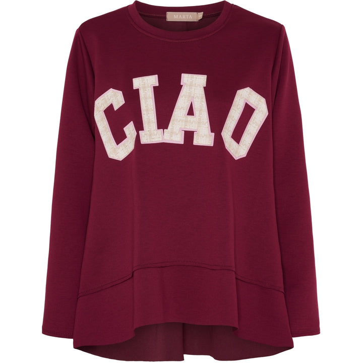 CHARLINE - Sweatshirt - Wine