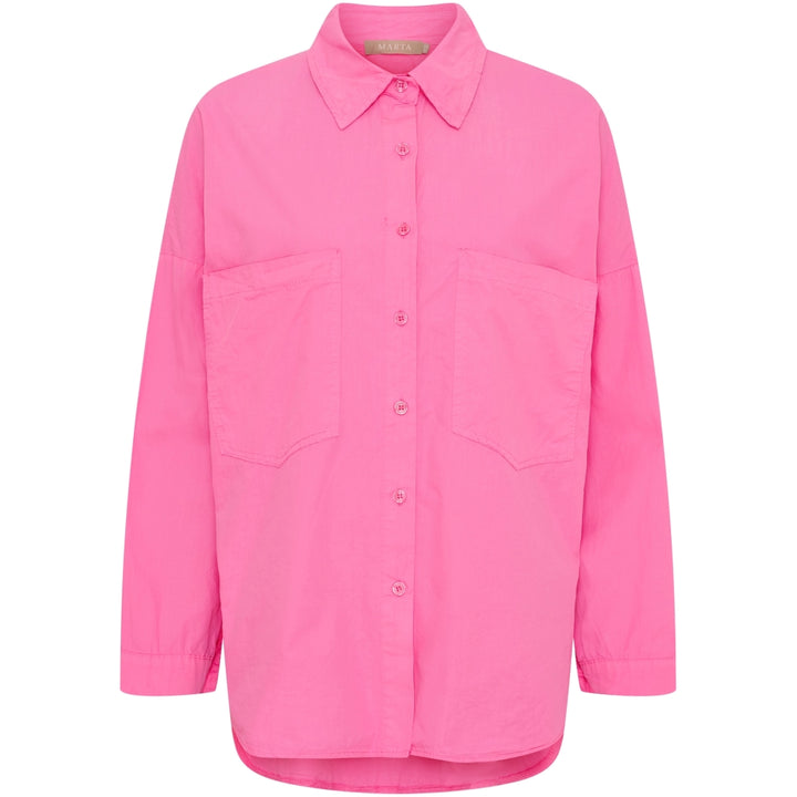CECILE - Oversized skjorta - Fuxia
