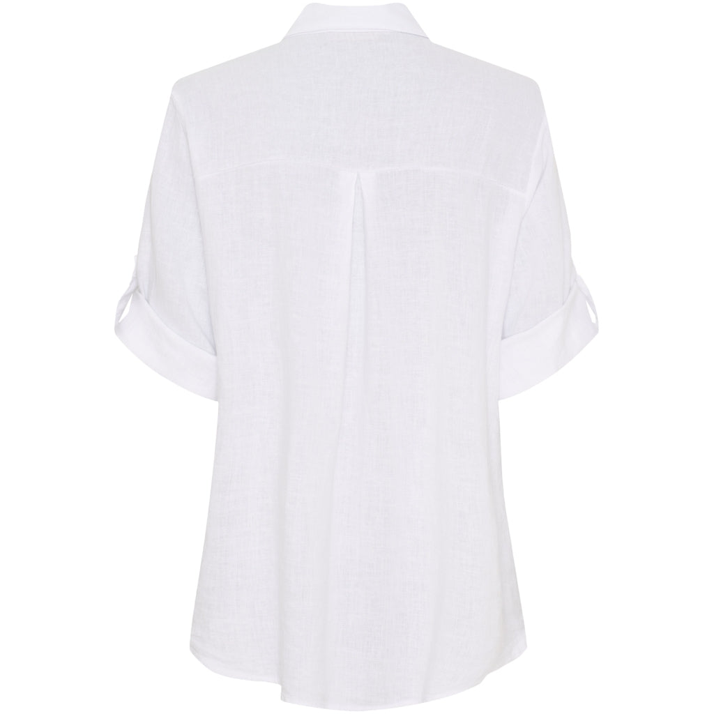 MARTA - Kiara - Linne Shirt - White