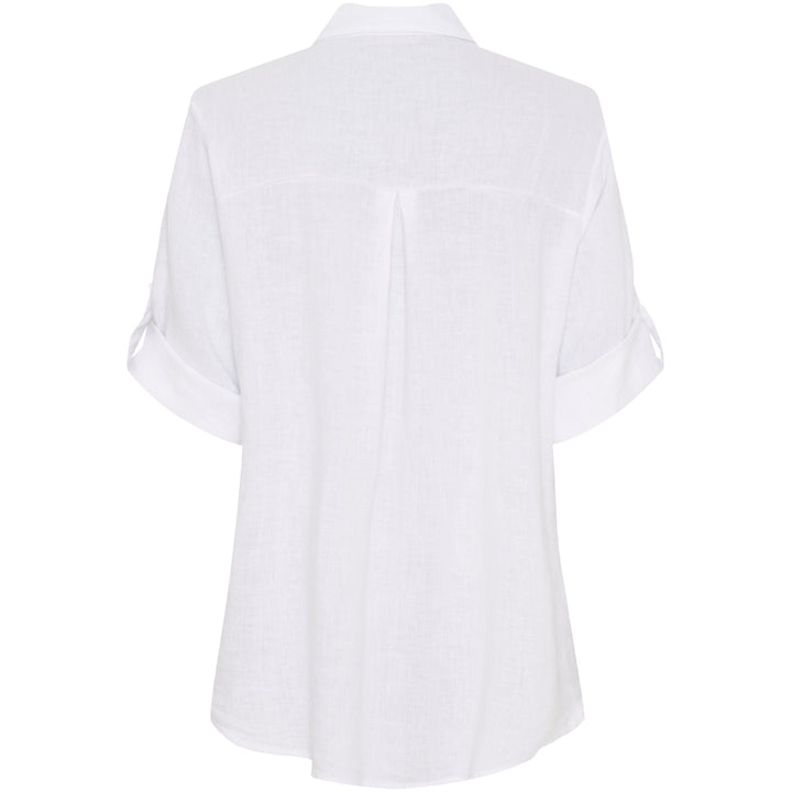 MARTA - Kiara - Linne Shirt - White