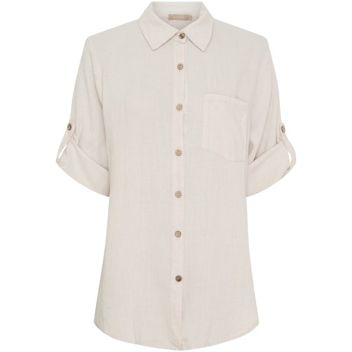 MARTA - Kiara - Linne Shirt - Beige