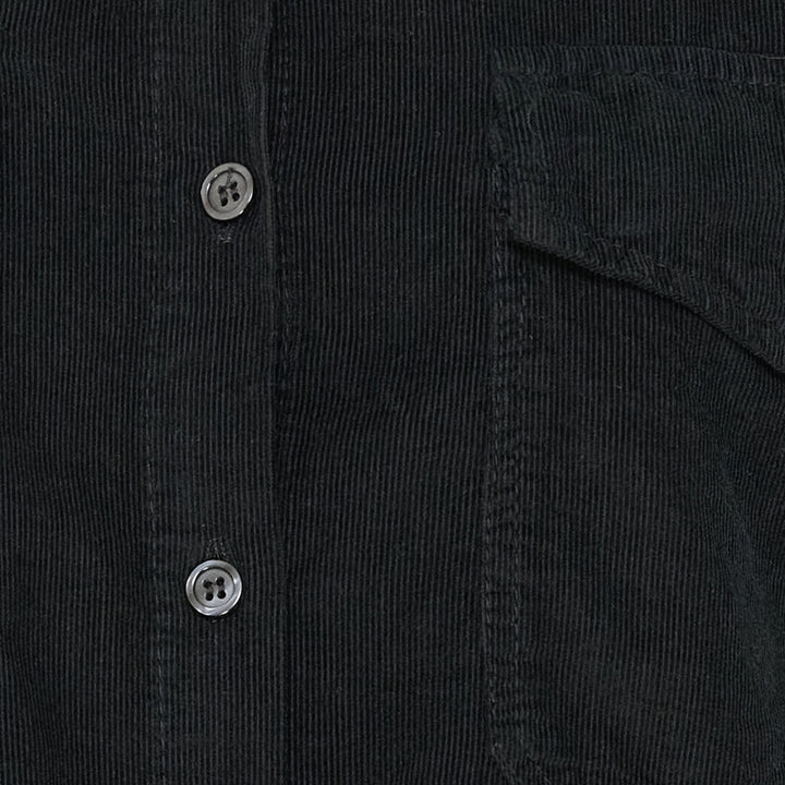 BIRDIE - Kort Oversized skjorta - Black