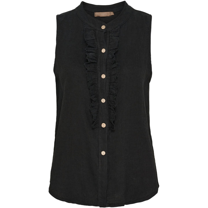MARTA - Malene Linne Top - Svart