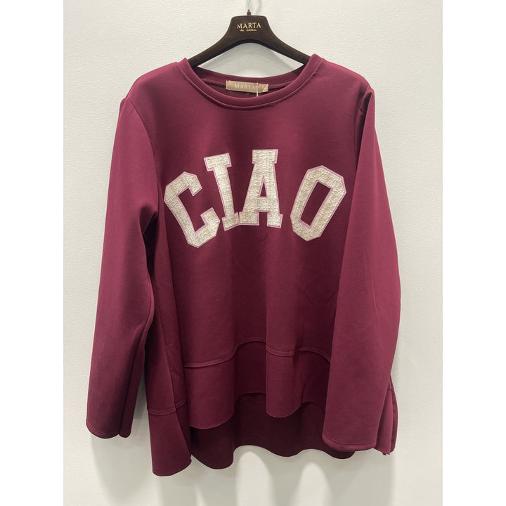 CHARLINE - Sweatshirt - Wine