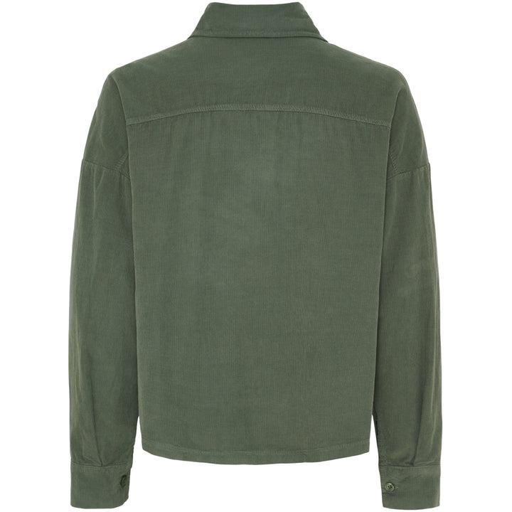 BIRDIE - Kort Oversized skjorta - Army