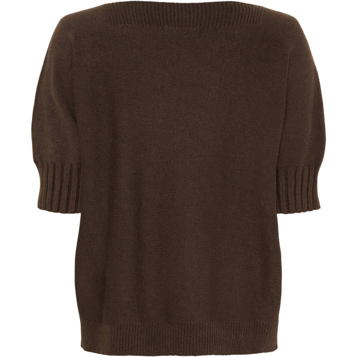 COSTANZA - Stickad topp - Brown