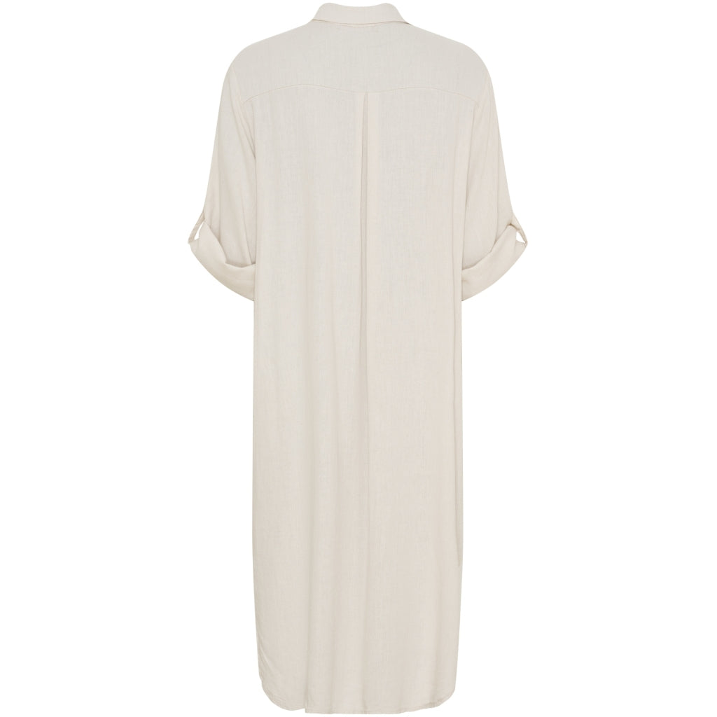 MARTA - Violetta Linne Dress - Sabbia