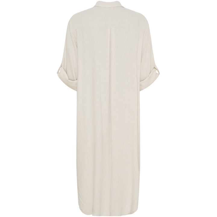MARTA - Violetta Linne Dress - Sabbia