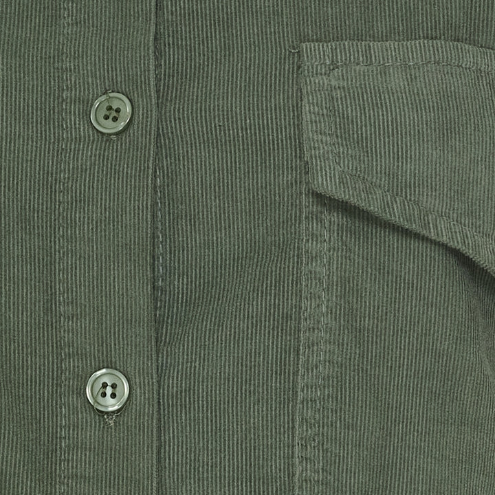 BIRDIE - Kort Oversized skjorta - Army