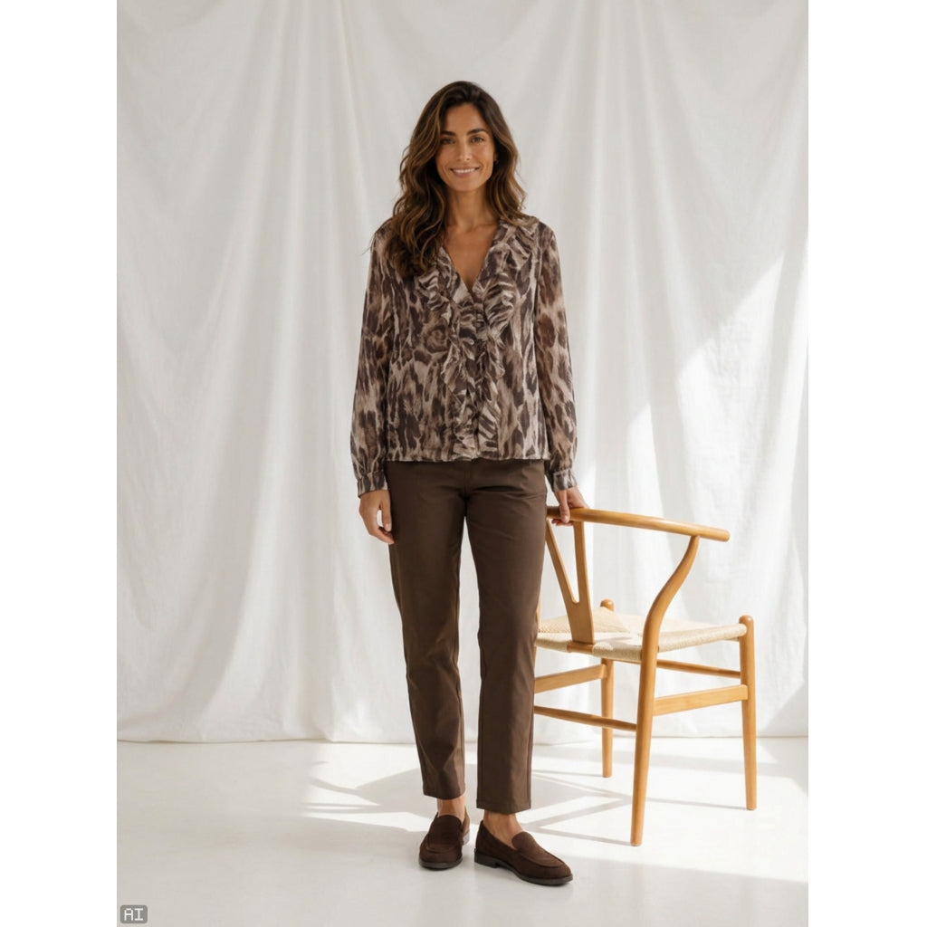 MARTA - Pistacia Leo Blouse
