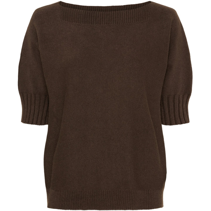 COSTANZA - Stickad topp - Brown