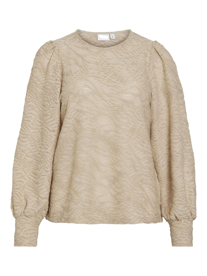 FINA - Jaquard top - Feather Gray