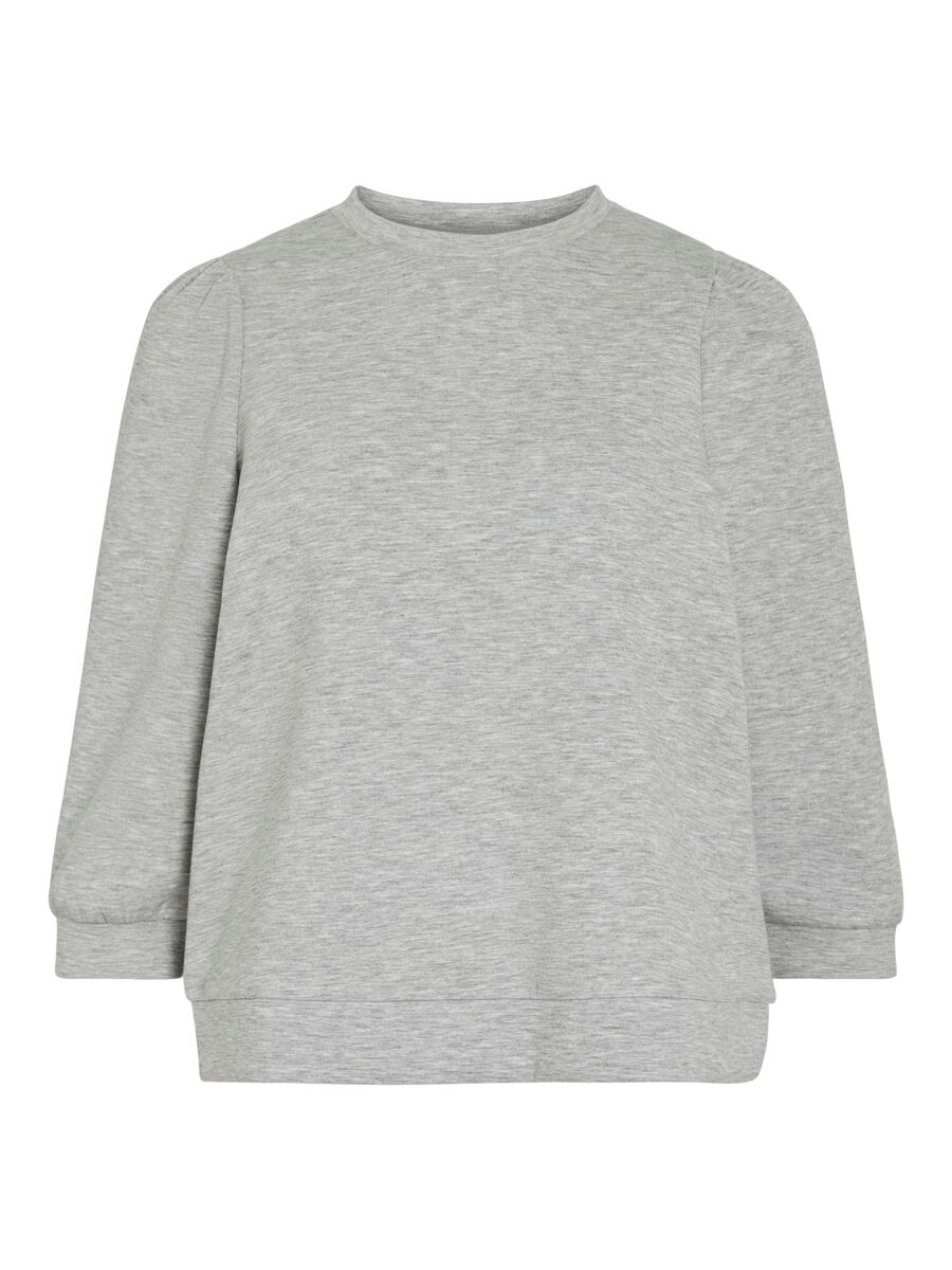 REFLECT - 3/4 Sweatshirt - Light Grey Melange