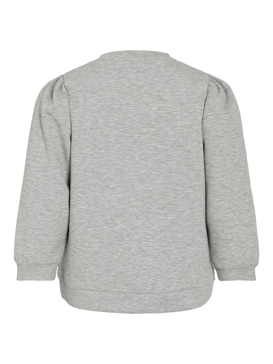 REFLECT - 3/4 Sweatshirt - Light Grey Melange