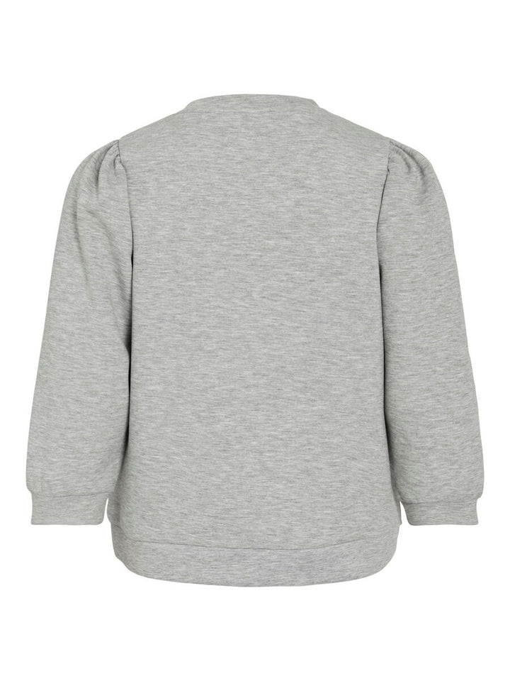 REFLECT - 3/4 Sweatshirt - Light Grey Melange