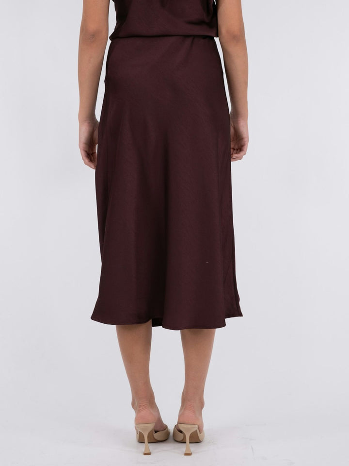 Neo Noir - Bovary Skirt - Burgundy