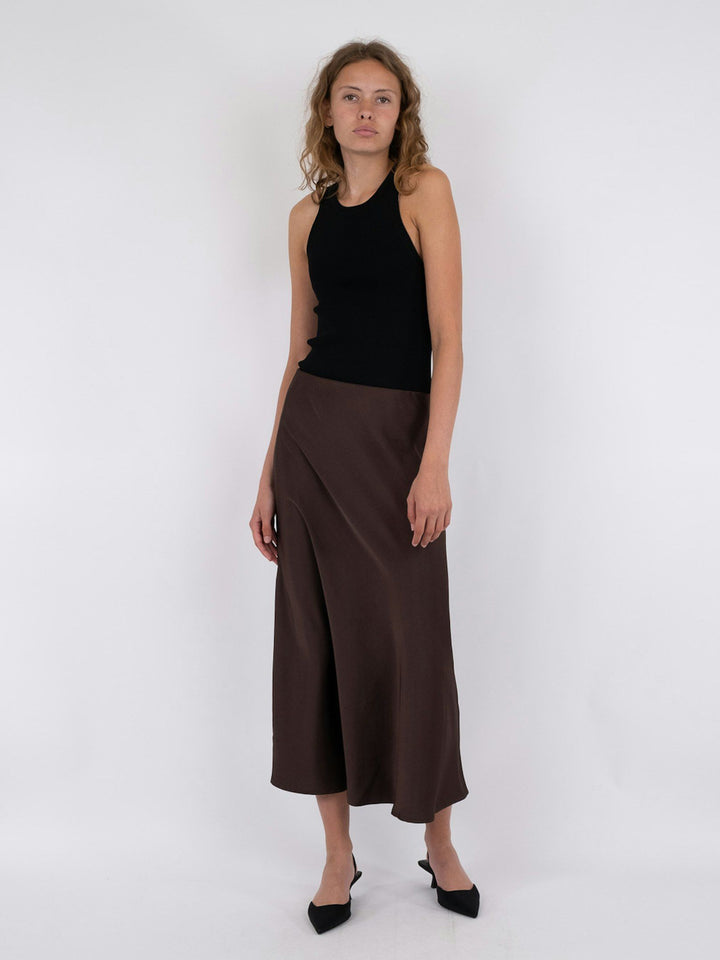 Neo Noir - Bovary Skirt -Dark Brown